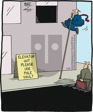In the Bleachers on Thursday January 25, 2018 Comic Strip