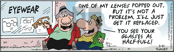 Frank and Ernest - Wednesday March 21, 2012 Comic Strip
