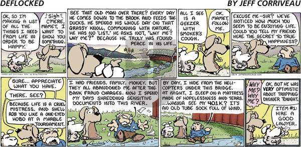 DeFlocked - Sunday October 4, 2009 Comic Strip