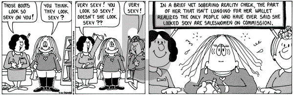 Cathy Classics on Thursday September 30, 1993 Comic Strip