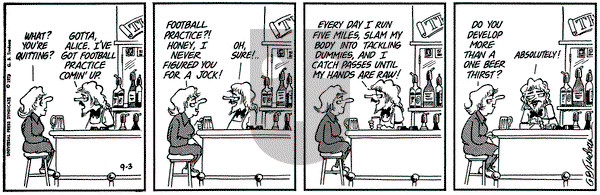 Doonesbury on Monday September 3, 1973 Comic Strip