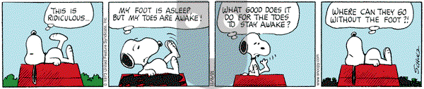 Peanuts on Saturday January 26, 2002 Comic Strip