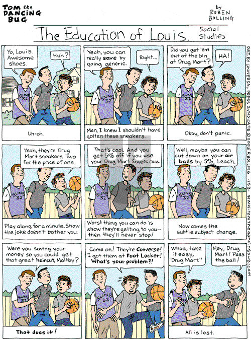 Tom the Dancing Bug - Saturday June 4, 2005 Comic Strip