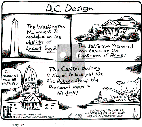 Tom Toles on Tuesday December 14, 2004 Comic Strip