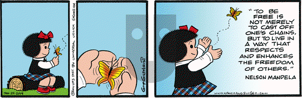 Nancy on Friday January 24, 2014 Comic Strip