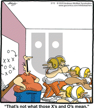In the Bleachers on Saturday February 15, 2020 Comic Strip