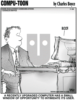 Compu-toon on Wednesday November 26, 2008 Comic Strip