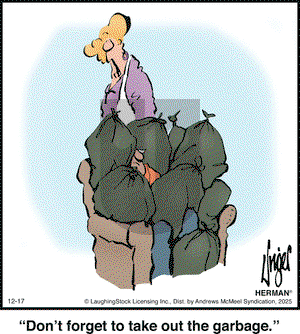 Herman on Wednesday December 17, 2025 Comic Strip