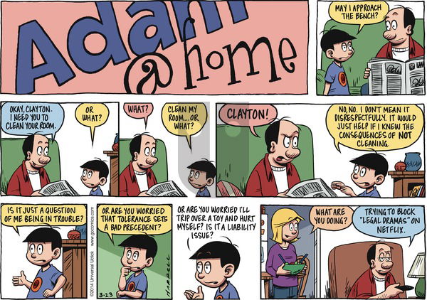 Adam@Home on Sunday March 23, 2014 Comic Strip