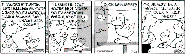 Drabble on Thursday March 14, 2002 Comic Strip