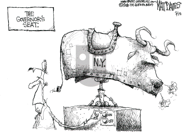 Matt Davies - Monday March 1, 2010 Comic Strip