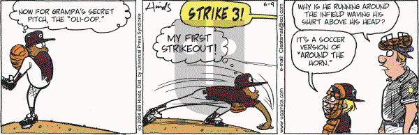 Cleats - Wednesday June 9, 2004 Comic Strip