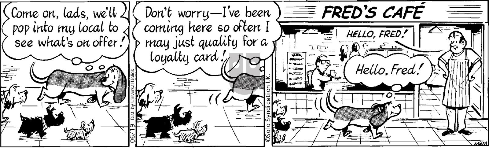 Fred Basset on Thursday June 19, 2014 Comic Strip