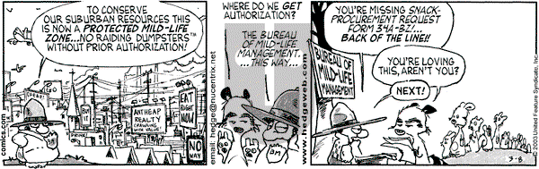 Over the Hedge on Saturday March 8, 2003 Comic Strip