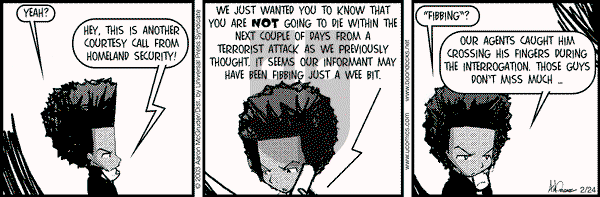The Boondocks on Monday September 27, 2010 Comic Strip