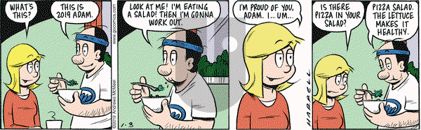 Adam@Home on Thursday January 3, 2019 Comic Strip