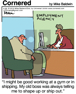 Cornered - Thursday April 22, 2010 Comic Strip