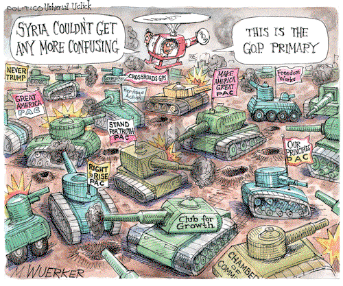 Matt Wuerker on Tuesday April 19, 2016 Comic Strip