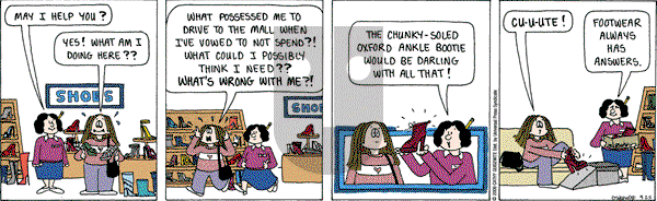Cathy Classics - Friday September 25, 2009 Comic Strip