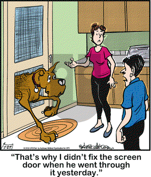 Marmaduke on Friday July 27, 2018 Comic Strip