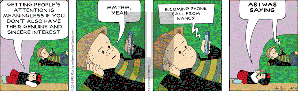 Nancy on Saturday April 19, 2025 Comic Strip
