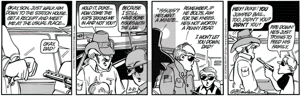 Doonesbury on Saturday February 21, 1998 Comic Strip