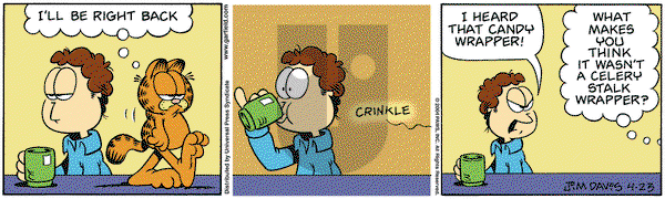 Garfield on Friday April 23, 2004 Comic Strip