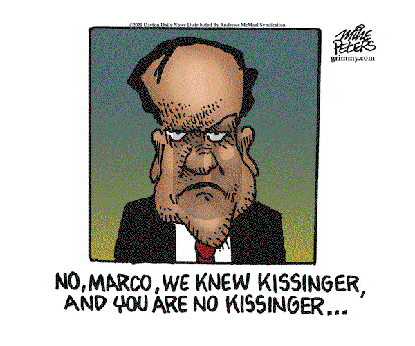 Mike Peters on Tuesday May 6, 2025 Comic Strip
