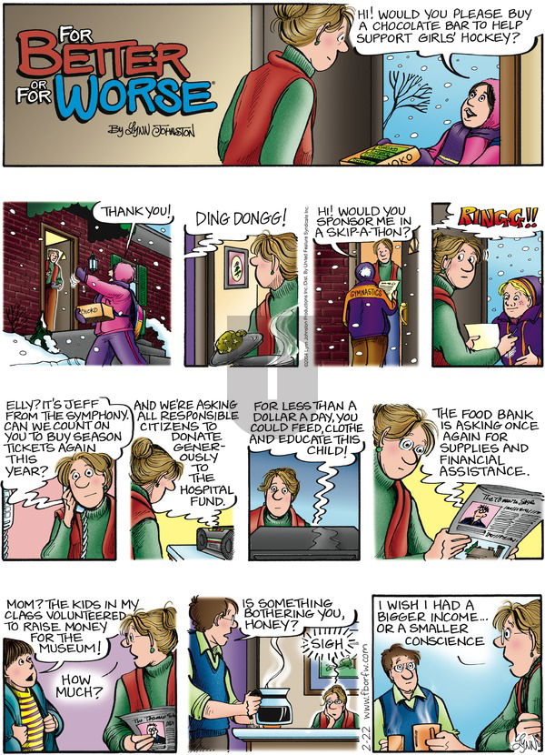 For Better or For Worse on Sunday February 22, 2004 Comic Strip