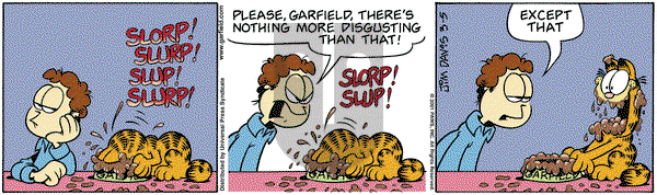 Garfield on Monday March 5, 2001 Comic Strip