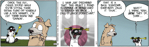 Get Fuzzy - Tuesday September 7, 2004 Comic Strip