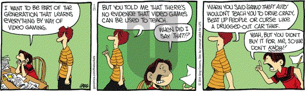 The Buckets on Thursday January 23, 2014 Comic Strip
