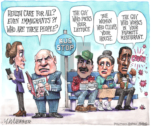 Matt Wuerker on Tuesday March 3, 2020 Comic Strip