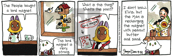 Breaking Cat News on Thursday September 14, 2017 Comic Strip