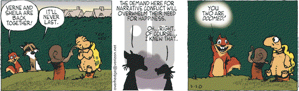 Over the Hedge on Friday March 20, 2009 Comic Strip