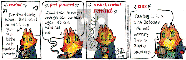 Breaking Cat News on Friday October 4, 2019 Comic Strip