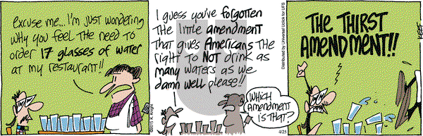 The Knight Life on Saturday April 25, 2015 Comic Strip