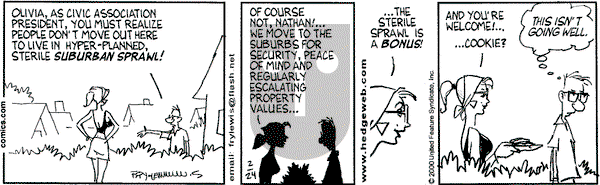 Over the Hedge on Thursday February 24, 2000 Comic Strip