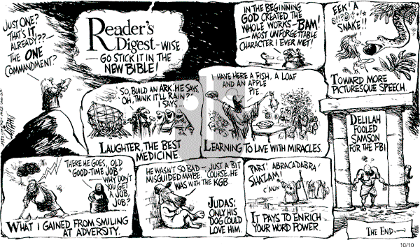 Pat Oliphant - Sunday October 10, 1982 Comic Strip