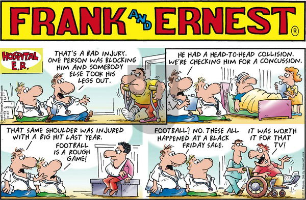 Frank and Ernest on Sunday November 27, 2016 Comic Strip
