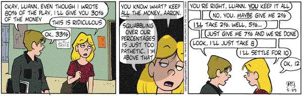 Luann on Thursday May 29, 2003 Comic Strip