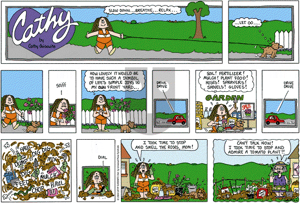 Cathy Classics - Sunday June 6, 2004 Comic Strip