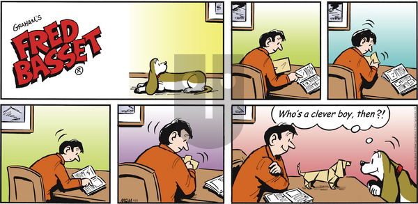Fred Basset on Sunday April 23, 2017 Comic Strip