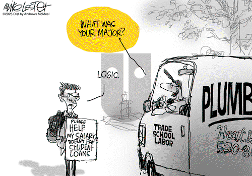Mike Lester on Tuesday April 29, 2025 Comic Strip