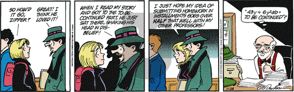 Doonesbury on Saturday November 28, 1998 Comic Strip