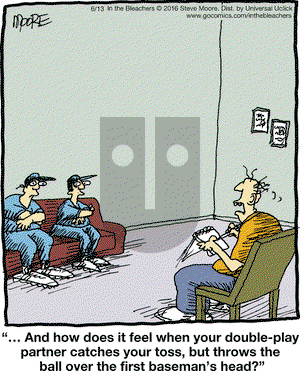 In the Bleachers on Monday June 13, 2016 Comic Strip