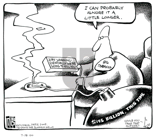 Tom Toles on Tuesday July 18, 2000 Comic Strip