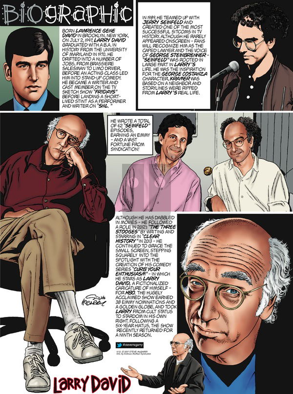 Biographic on Sunday November 12, 2017 Comic Strip