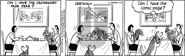 Fred Basset on Thursday April 26, 2001 Comic Strip