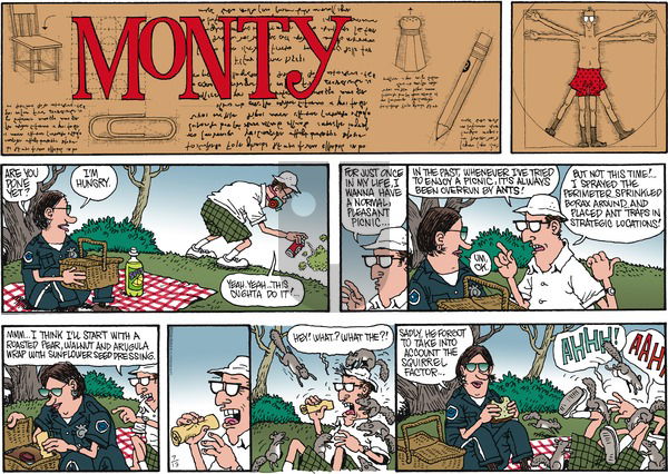 Monty on Sunday July 13, 2014 Comic Strip